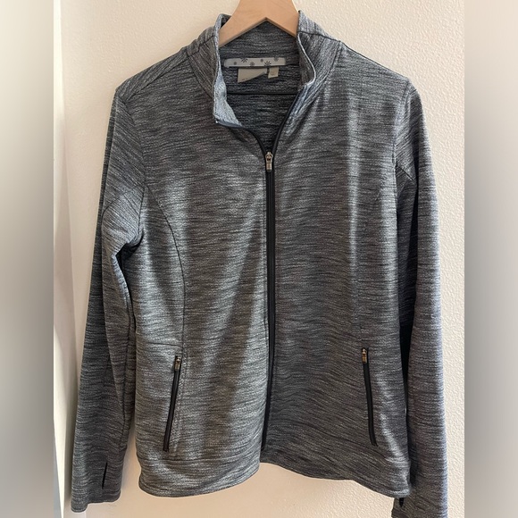 Athleta Jackets & Blazers - Athleta Gray Zip Up Jacket